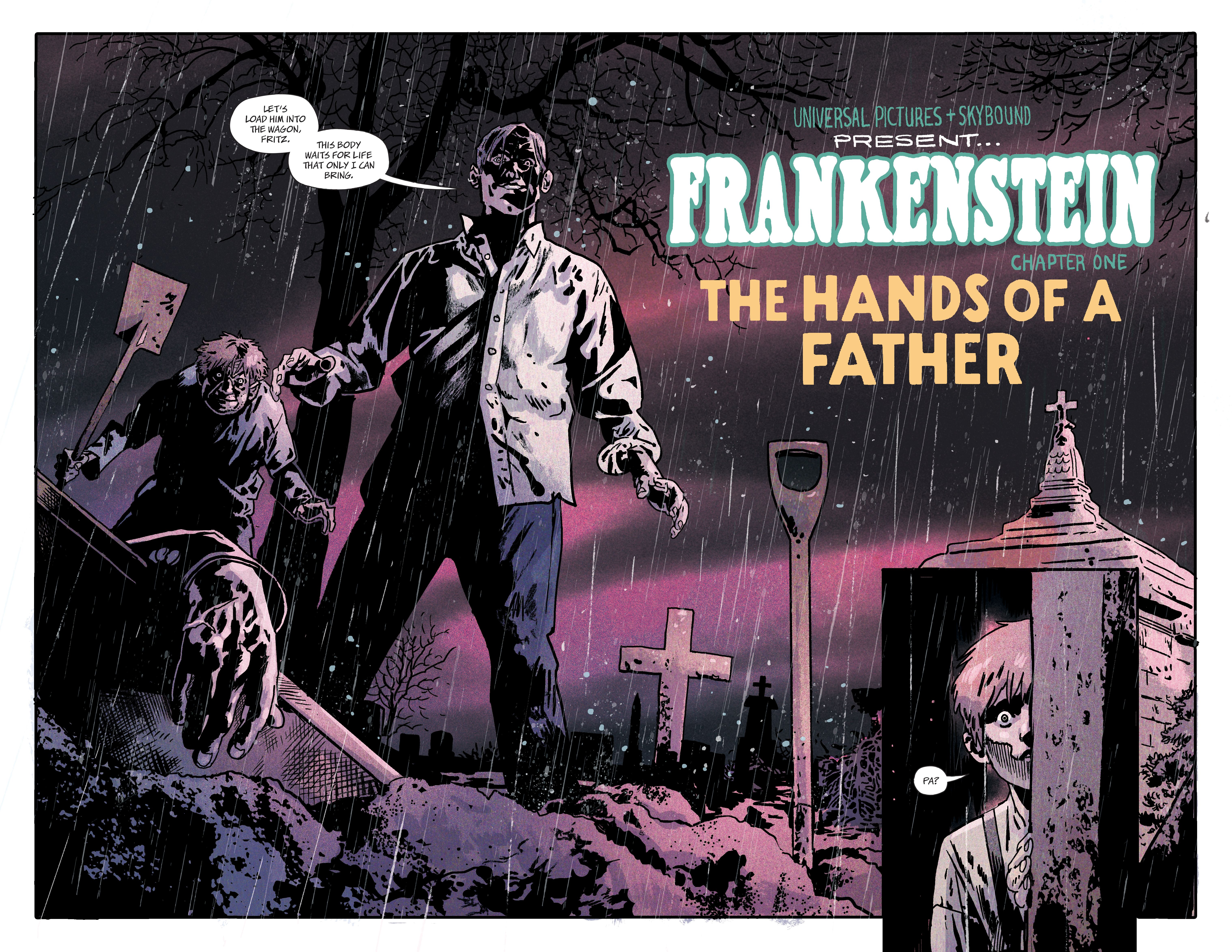 Frankenstein: Skybound предлагает первый взгляд на смелый новый взгляд на икону ужасов