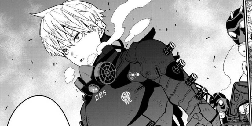Reno Ichikawa getting ready to test out Numbers Weapon 6. 