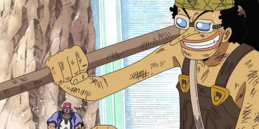 Usopp y Chopper luchan contra Miss Feliz Navidad y Número 4 de Barroco Works en el arco de One Piece Arabasta.