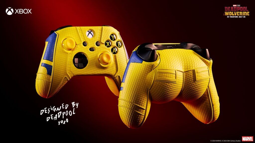 Cheeky Wolverine Variant of Deadpool Xbox Controller Arrives