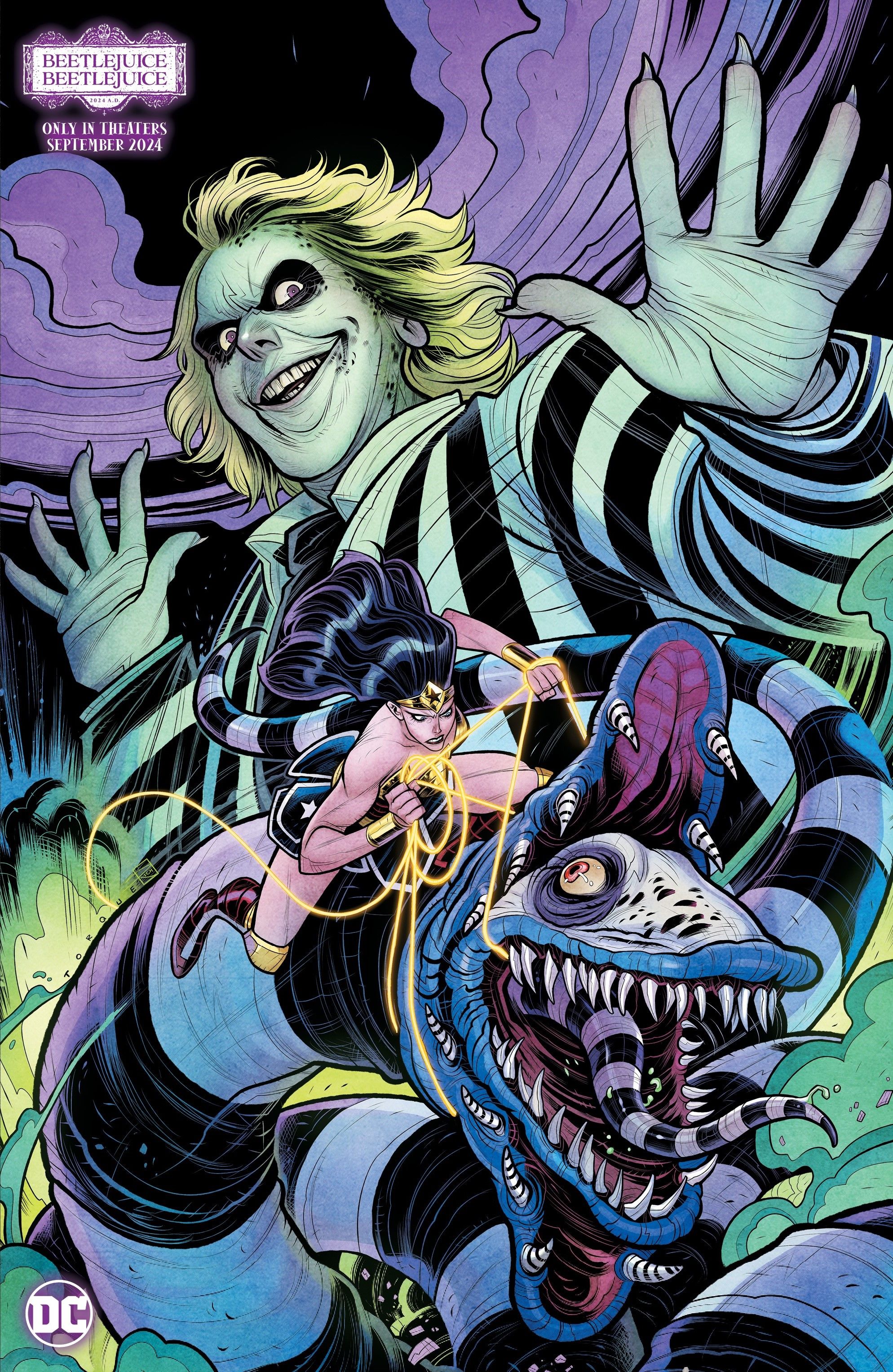 Beetlejuice Teams Up With Batman, Wonder Woman and More