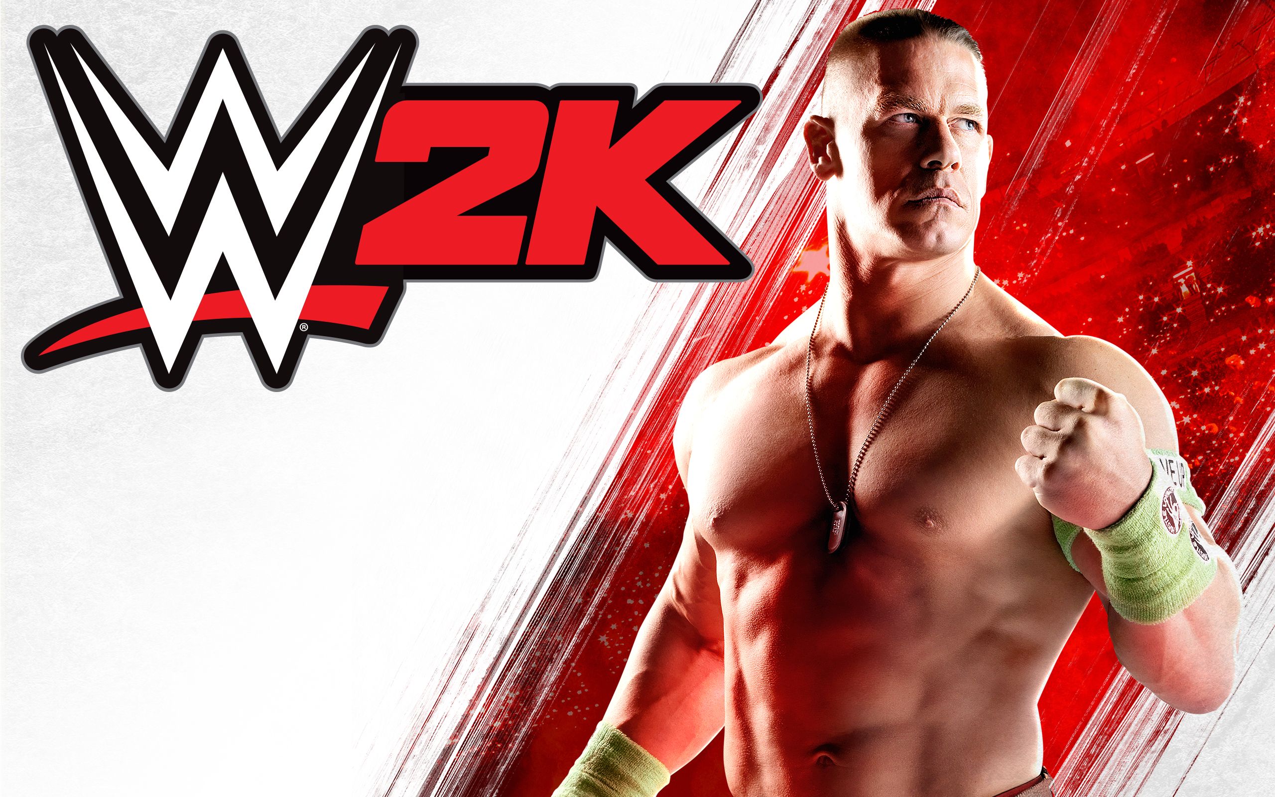 WWE 2K com John Cena na capa.