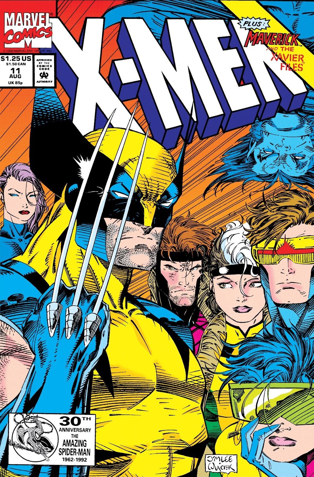 La portada de X-Men #11