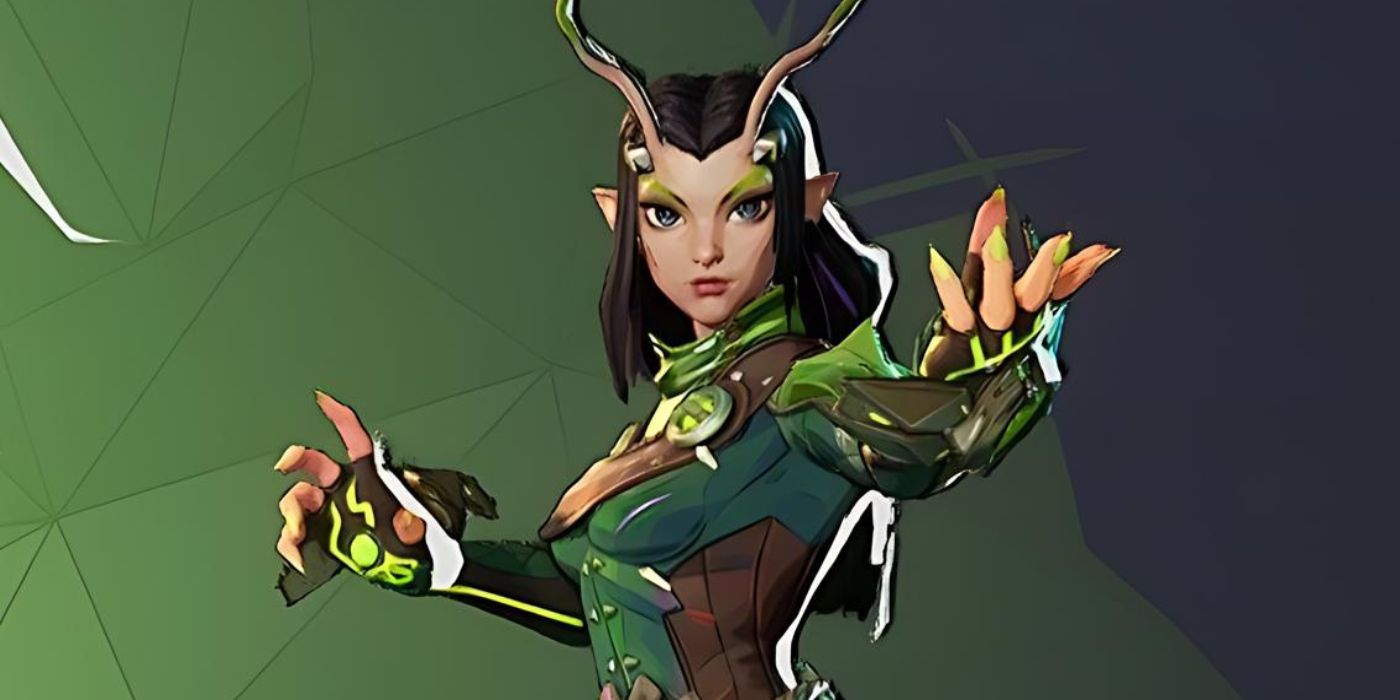 Mantis prepares for battle with her default emote in Marvel Rivals.