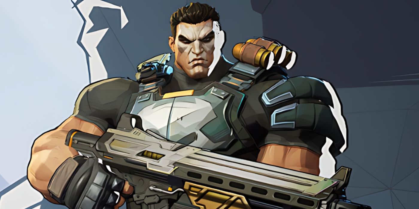 The Punisher arms himself for battle in his Marvel Rivals profile.