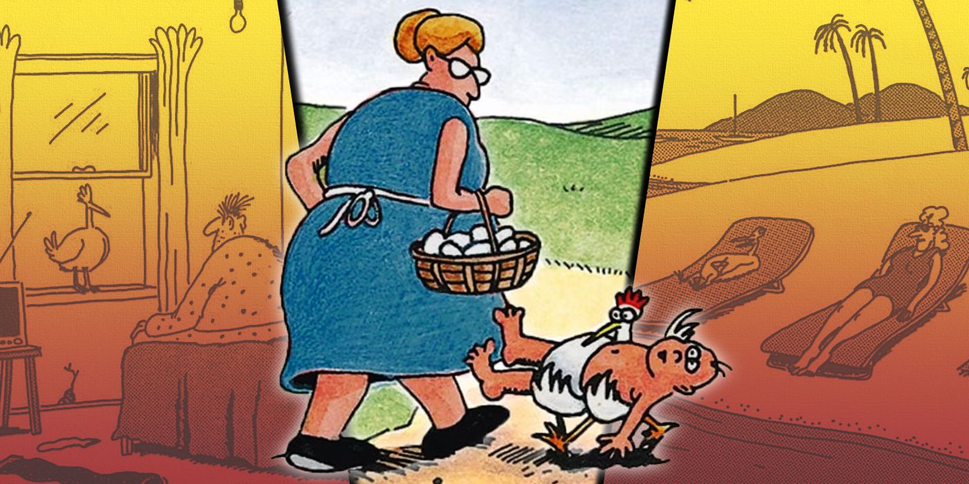 10 Funniest The Far Side Comics Featuring Chickens, Ranked