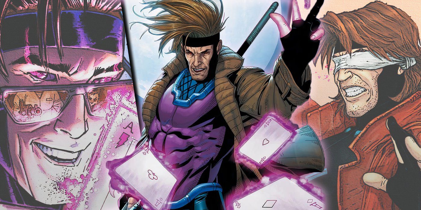 Shared image of Gambit with his powers from the X-Men comics