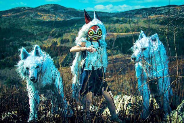 Studio Ghibli's Princess Mononoke Gets Real-Life San & Moro for Mountain Day