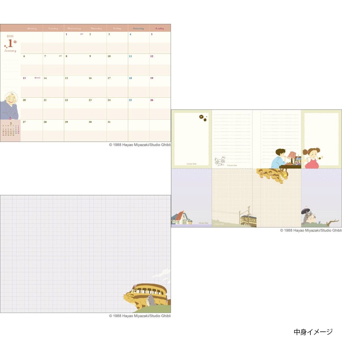 Studio Ghibli Releases Its New 2025 Diary Collection Featuring Totoro, Spirited Away & More