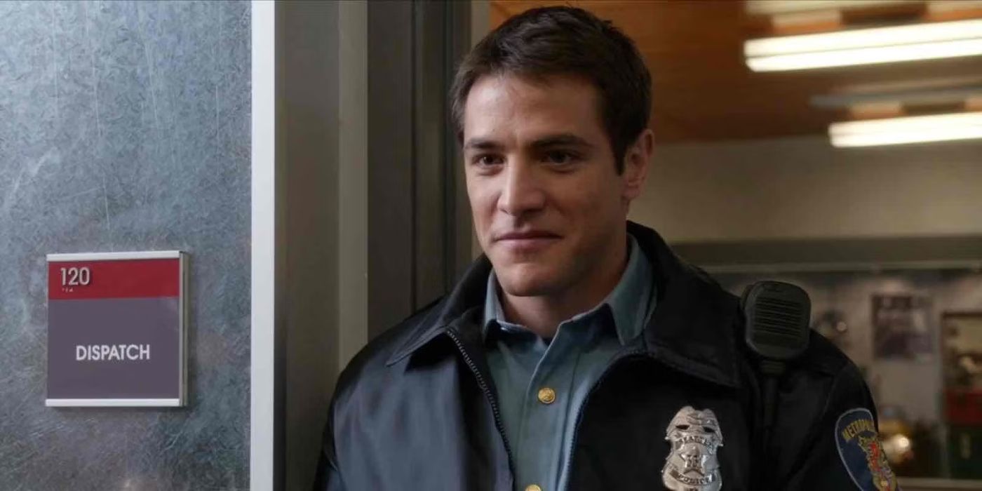 Alberto Frezza as Ryan Tanner in his police uniform on Station 19