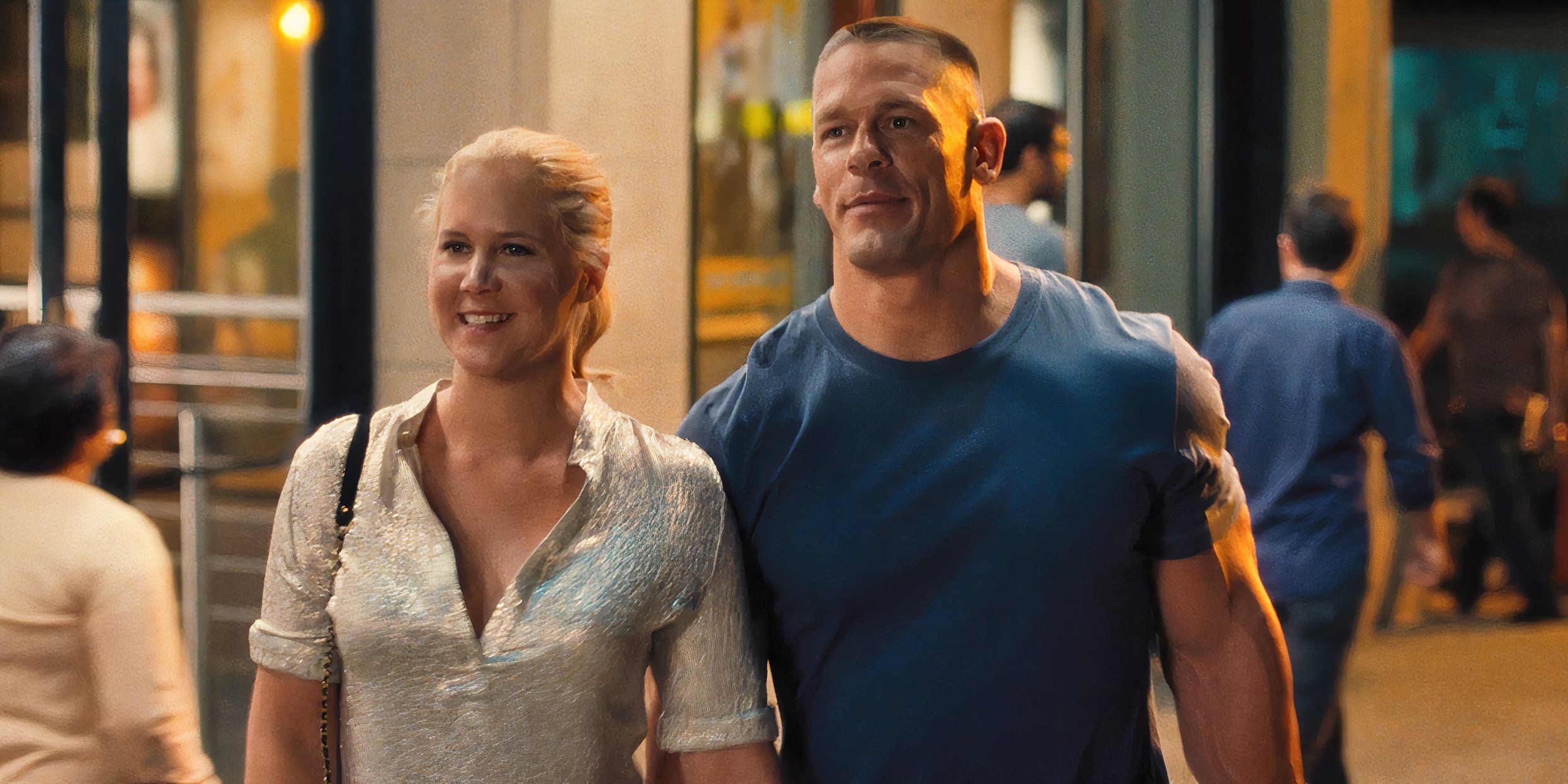 Amy Schumer reacts to John Cena’s comment that Trainwreck sex scene was “embarrassing”