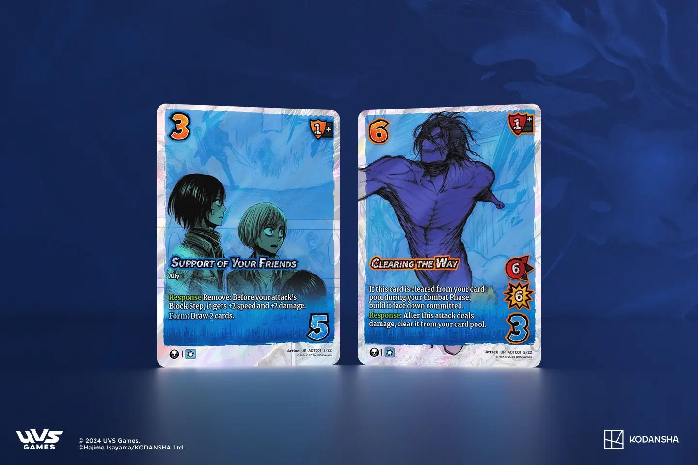 Attack On Titan Joins the UniVersus CCG and It's Glorious