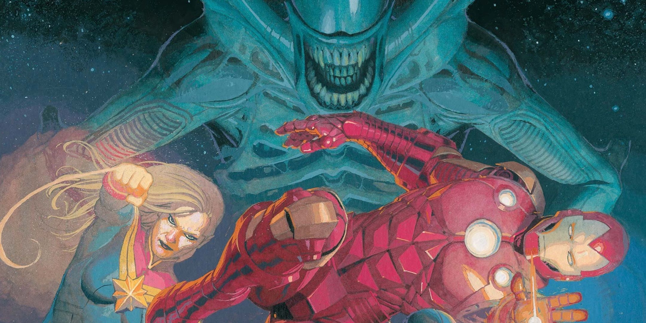 Aliens vs. Avengers Debuts With a Complex Story Unlike Most Crossovers