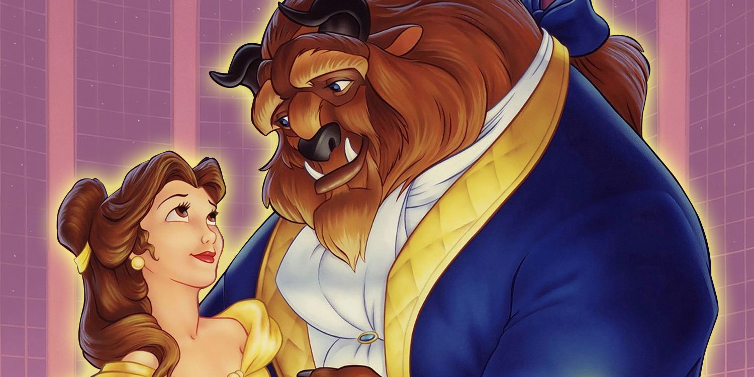 Belle and the Beast dance in Beauty and the Beast