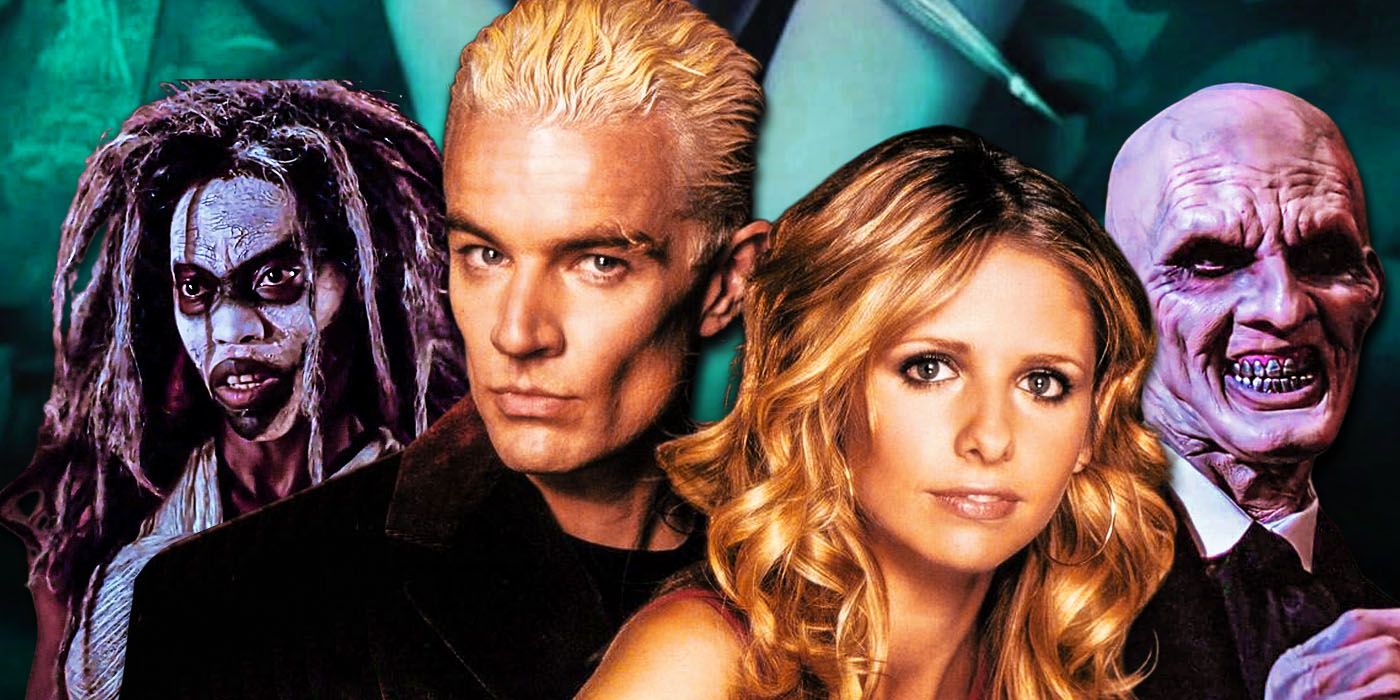 buffy, spike, the first slayer, and the gentlemen