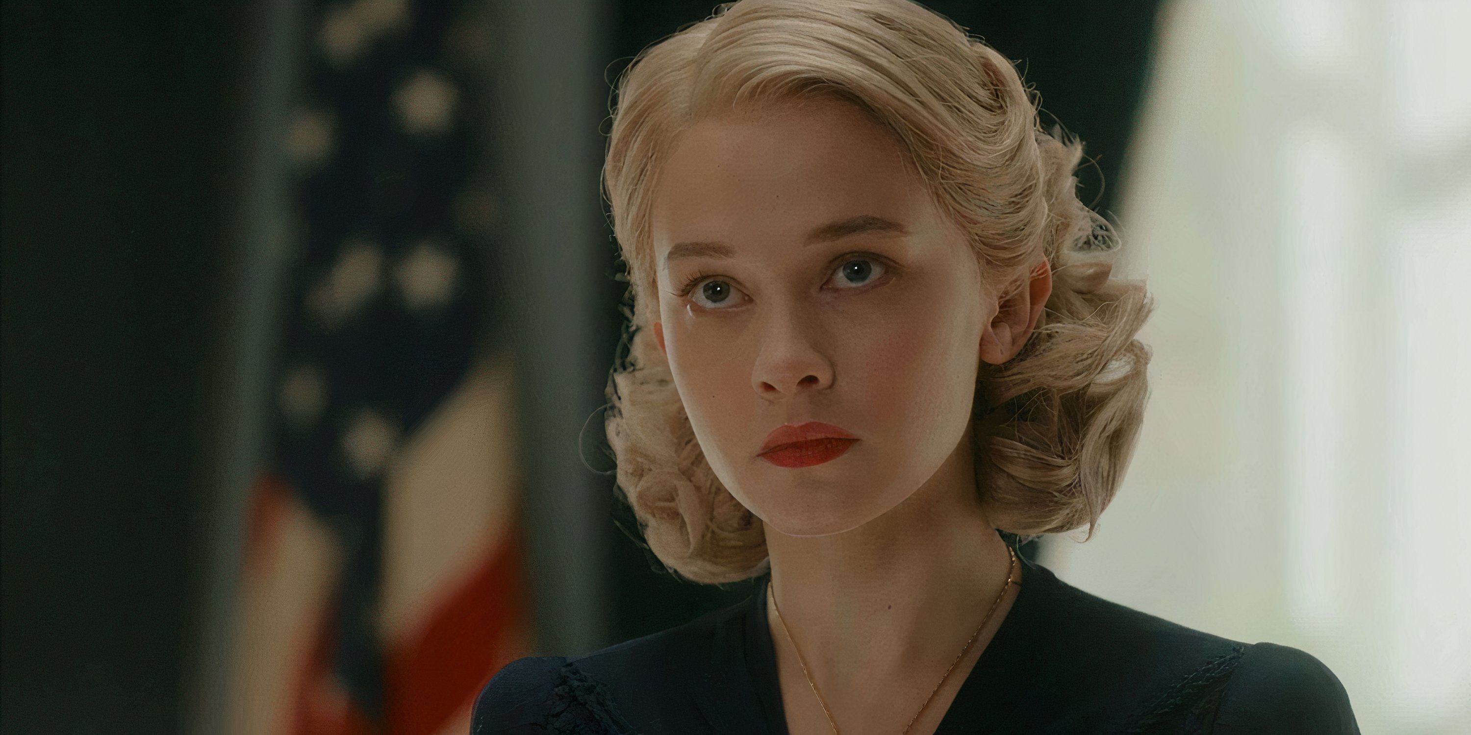 Cailee Spaeny plays Anna Roosevelt in The First Lady