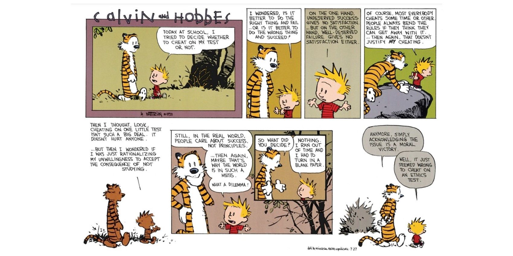 10 cómics más profundos de Calvin y Hobbes