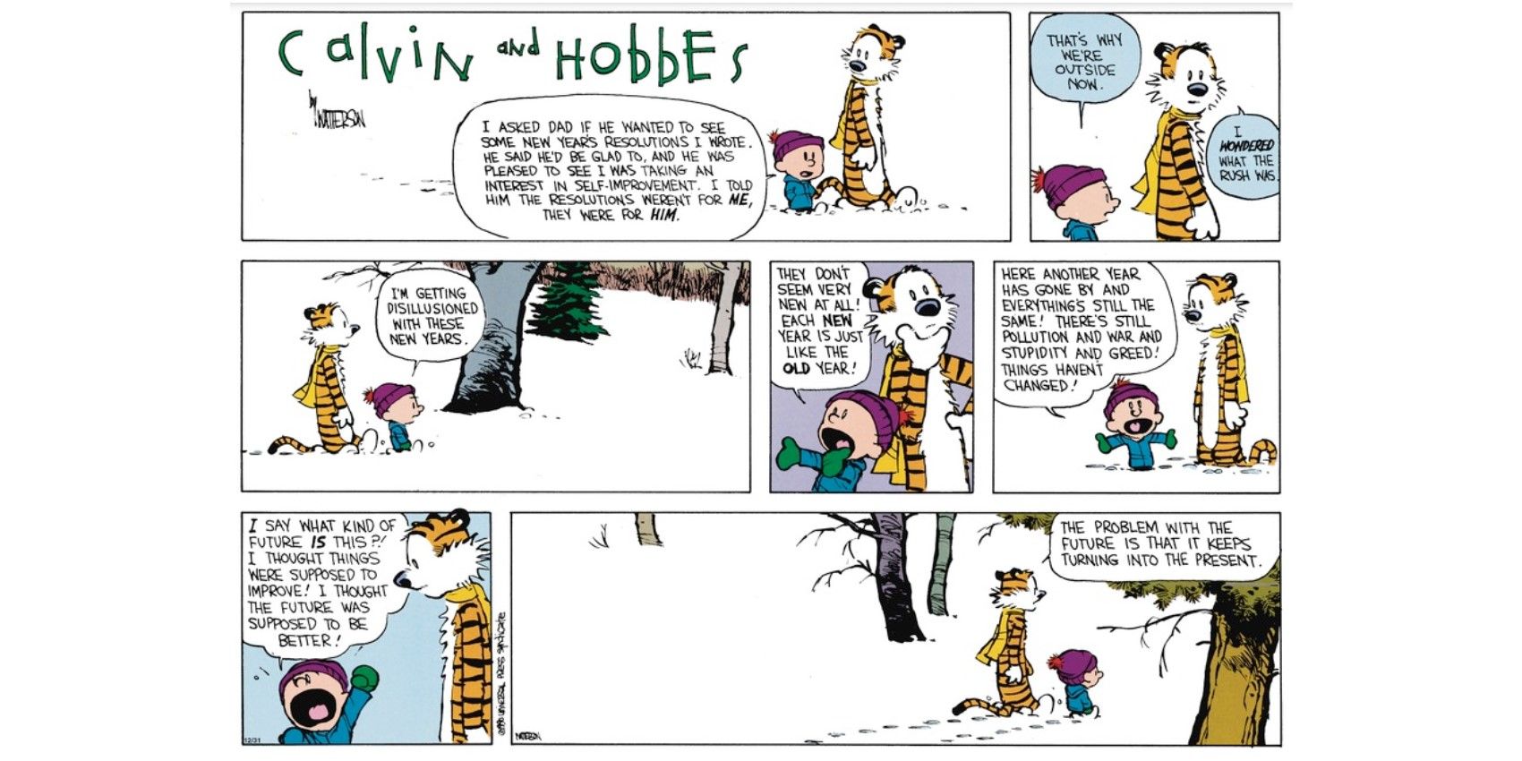 10 cómics más profundos de Calvin y Hobbes