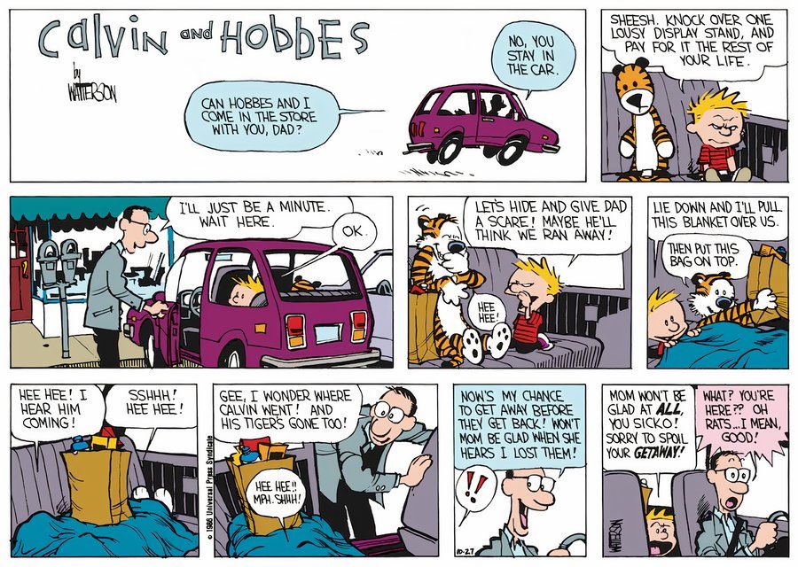 10 Emotional Moments from Calvin & Hobbes