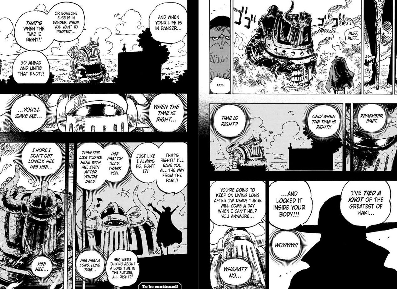 Chapter 1122 the flashback of joy boy and emet.