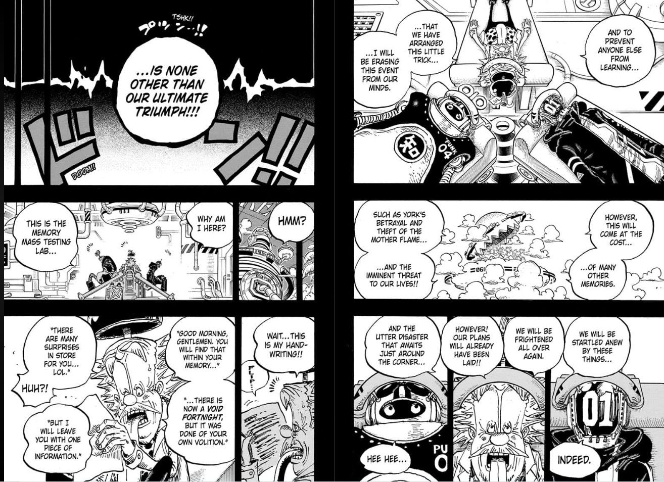 One Piece Chapter 1123 "The Void Fortnite" Recap and Spoilers