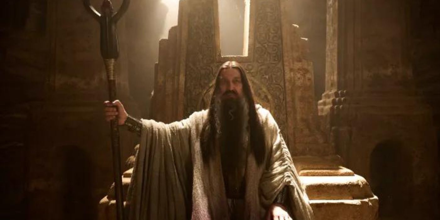 Ciarán Hinds as Dark Wizard in The Rings of Power Season 2 first look