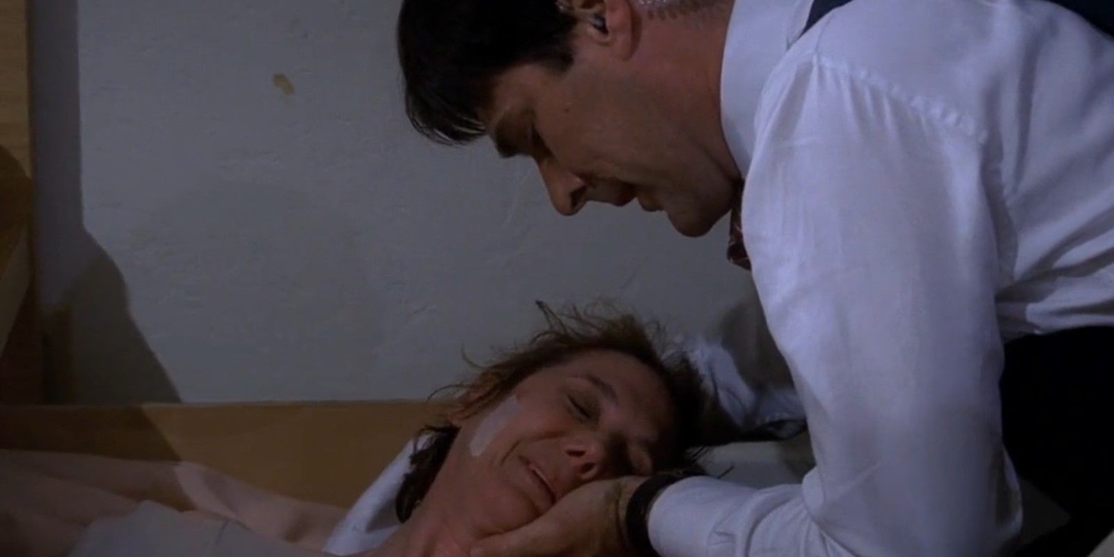 Hotchner finds a still-alive victim of another criminal, led there by the killer at the center of the "Unfinished Business" episode of Criminal Minds