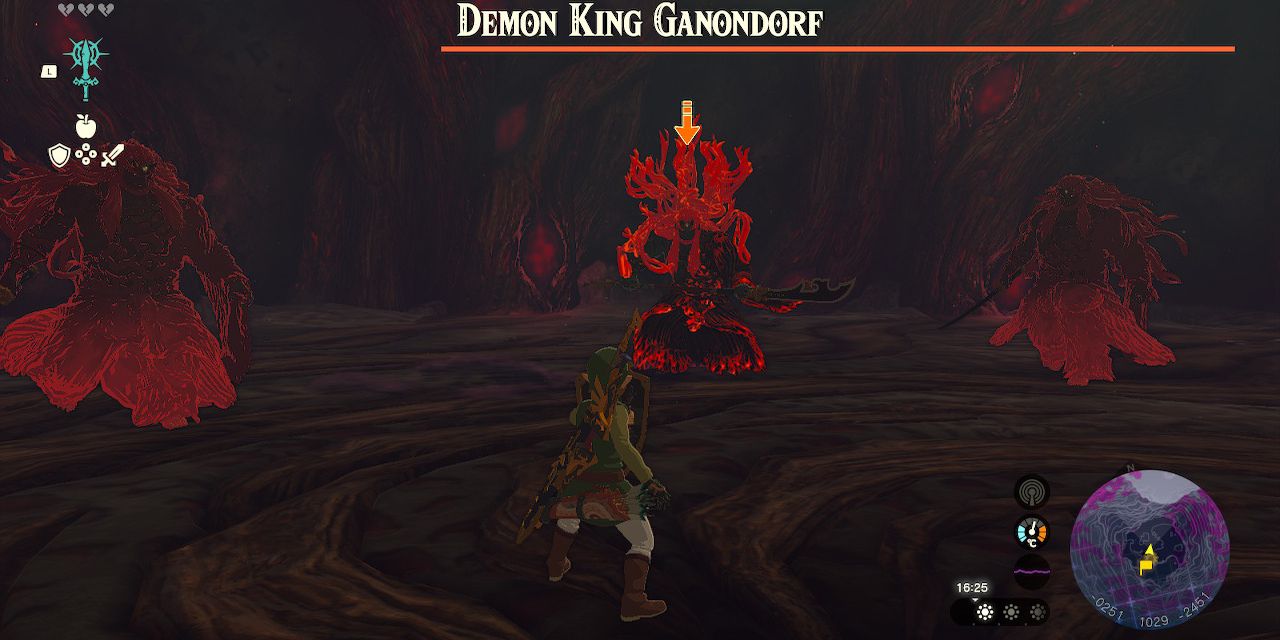 Defeating Ganondorf in the Legend of Zelda: Tears of the Kingdom