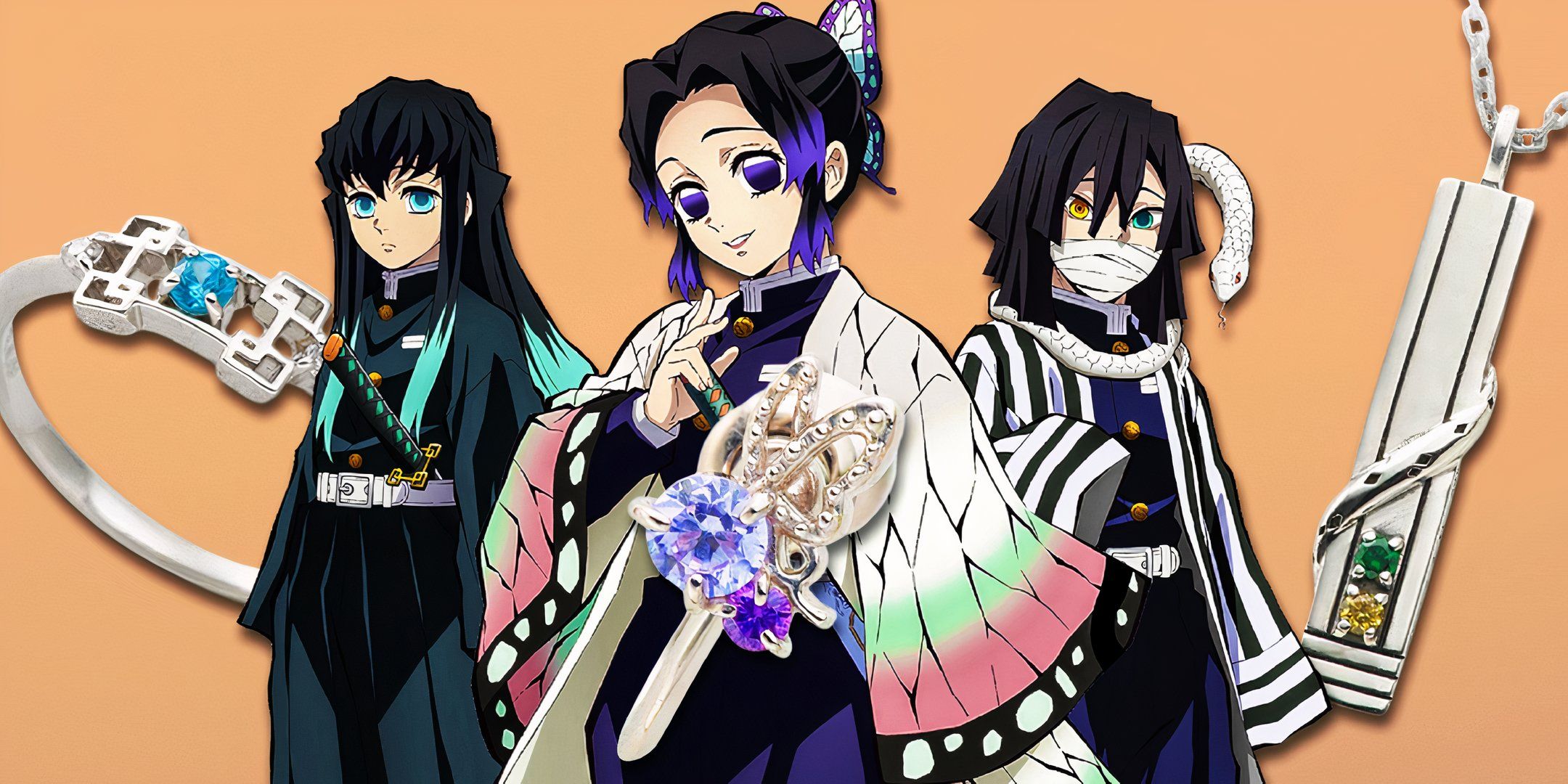 Demon Slayer Gets New High-End Jewelry Collection for the Hashira of Season 4