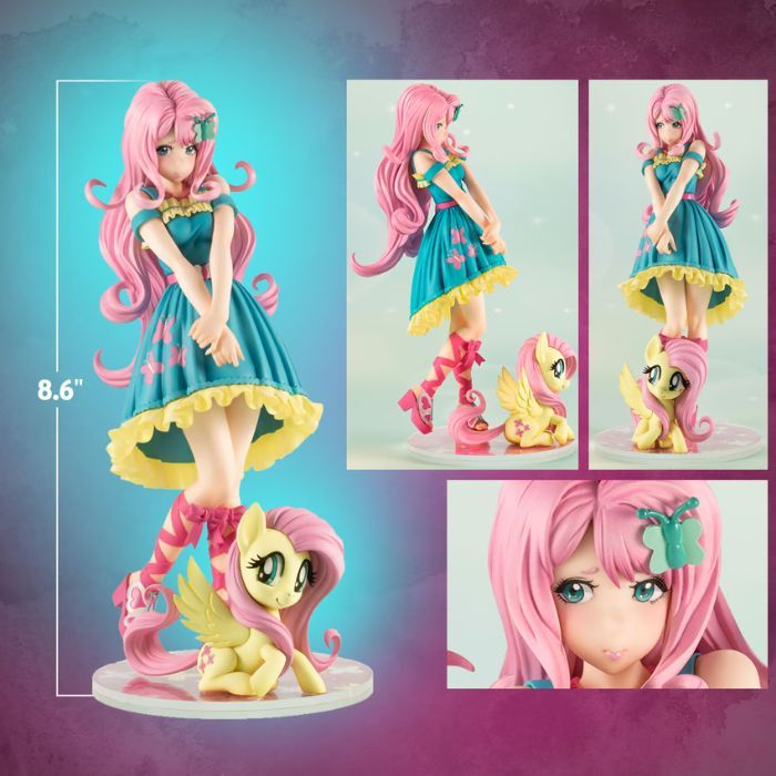 Kotobukiya Releases My Little Pony's Fluttershy as Demure Anime Girl in New Bishojo Figure