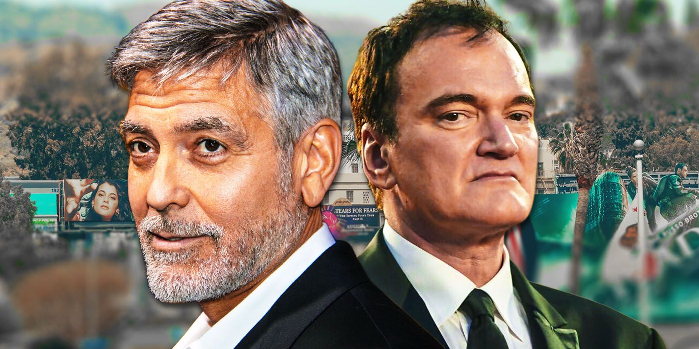 George Clooney and Quentin Tarantino