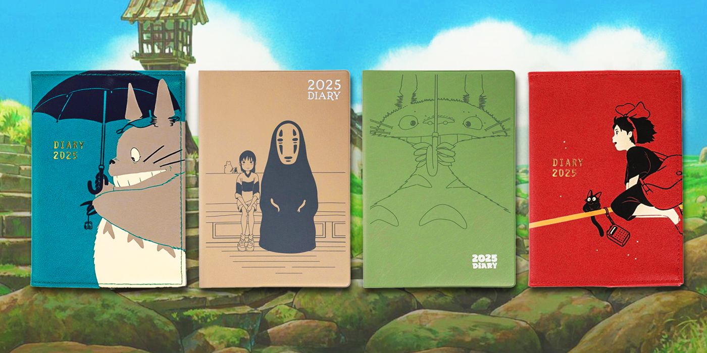 Studio Ghibli 2025 Diaries with My Neighbor Totoro, Spirited Away and Kiki's Delivery Service