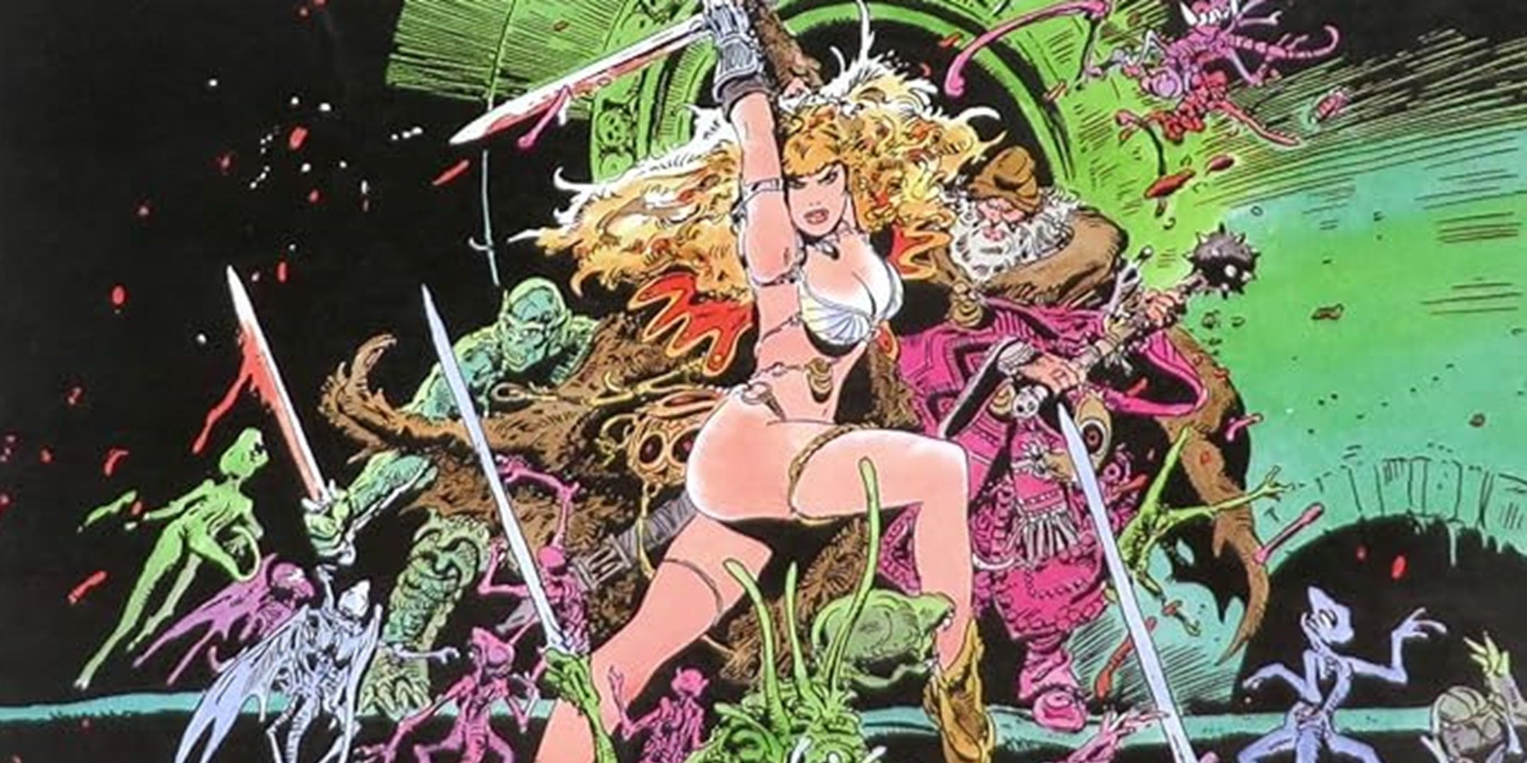 O personagem bárbaro de Frank Thorne, Ghita