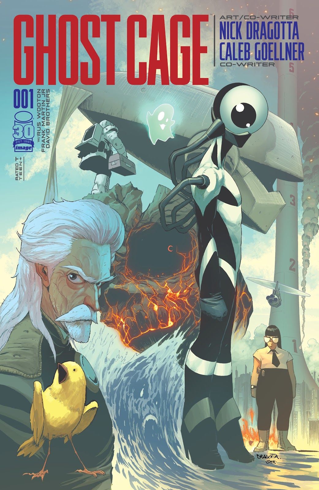 The cover of Ghost Cage #1