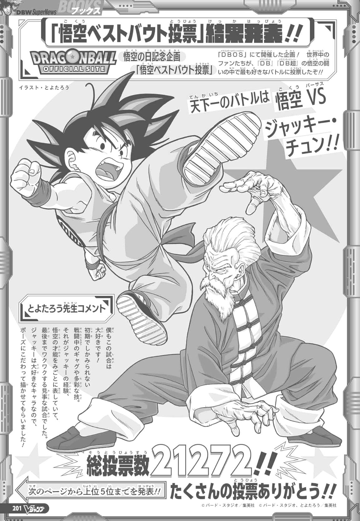 Dragon Ball Super Toyotaro рисует новые рисунки Гоку и одного из его лучших соперников