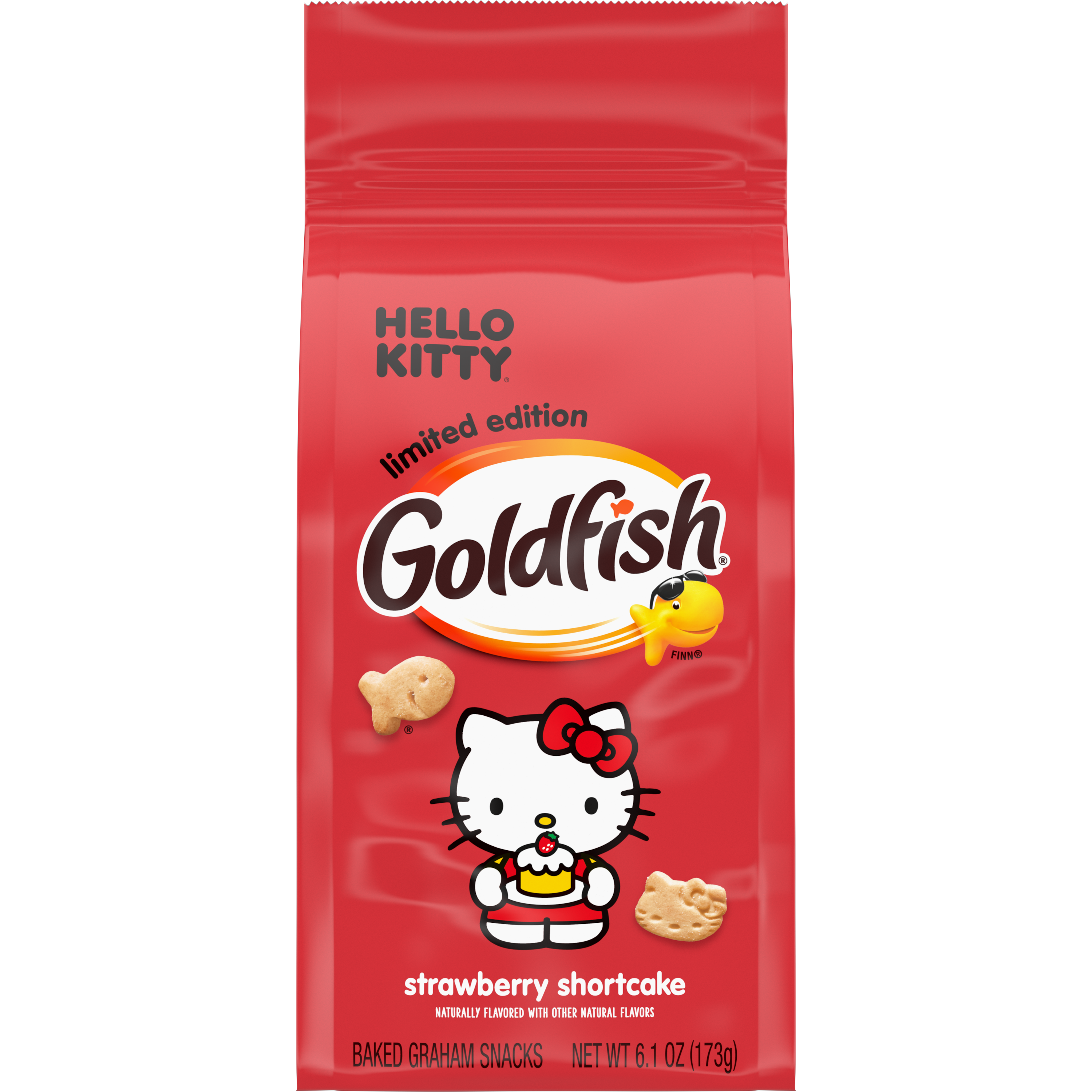 Клубничное песочное печенье Hello Kitty's Goldfish Grahams возвращается в Америку в сентябре этого года