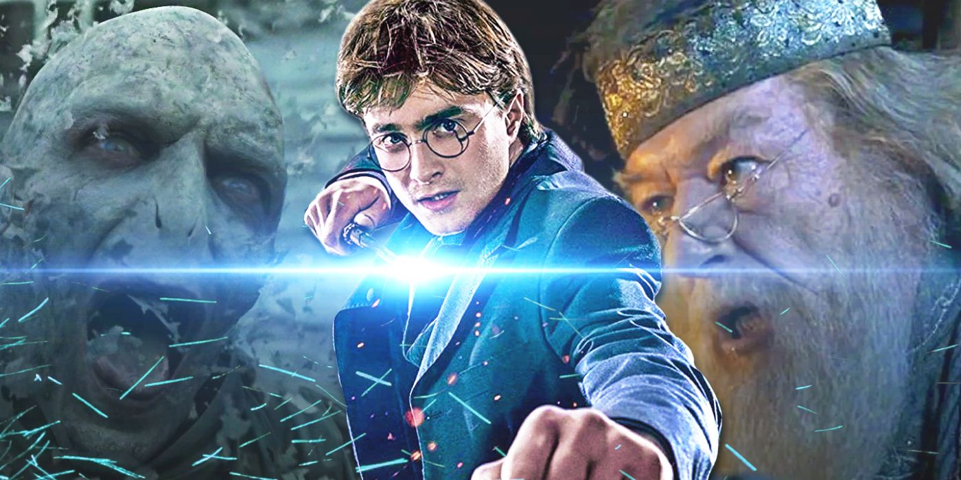 Harry Potter, Voldemort, and Dumbledore