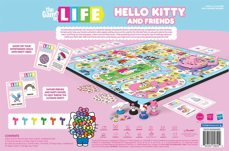 Hello Kitty & Hasbro's New Board Game Release Promises Magic & Family Fun