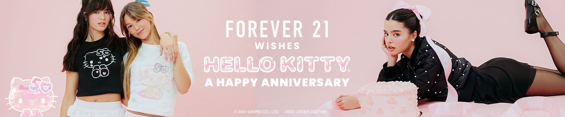 Sanrio's Hello Kitty & Forever 21 выпускает новую коллекцию одежды из 100 предметов