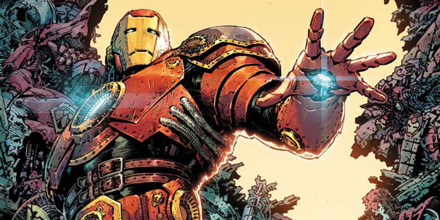 Iron Man 1 Tan Foil Variant Cover Banner