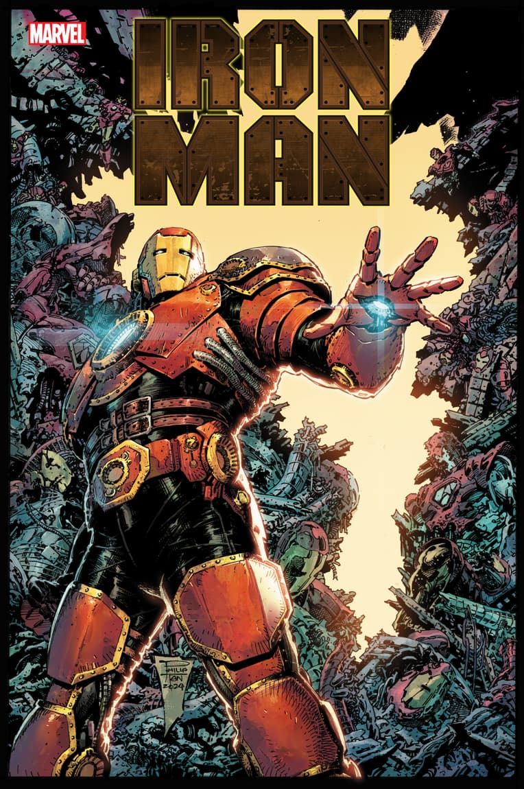 Iron Man 1 Tan Foil Variant Cover