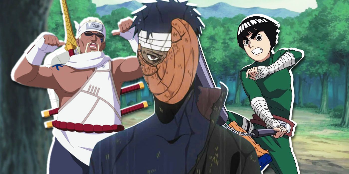 Killer Bee, Obito y Rock Lee