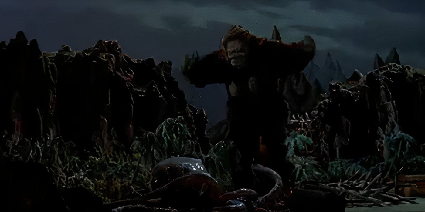 Kong luta contra um polvo gigante em King Kong vs. Godzilla.