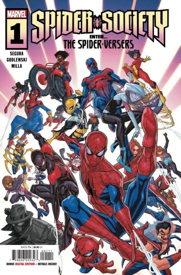 Cover of Spider-Society #1.