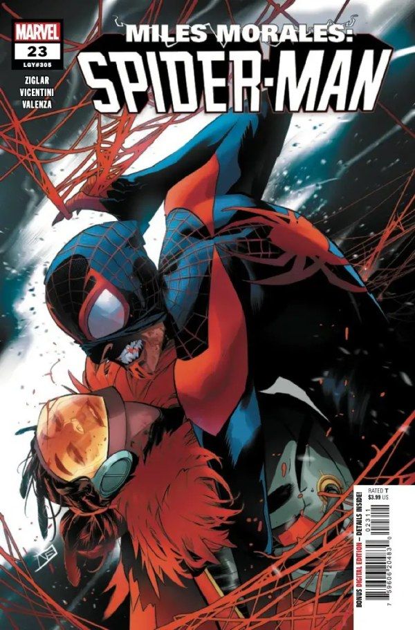 Miles Morales: Cover of Spider-Man #23.