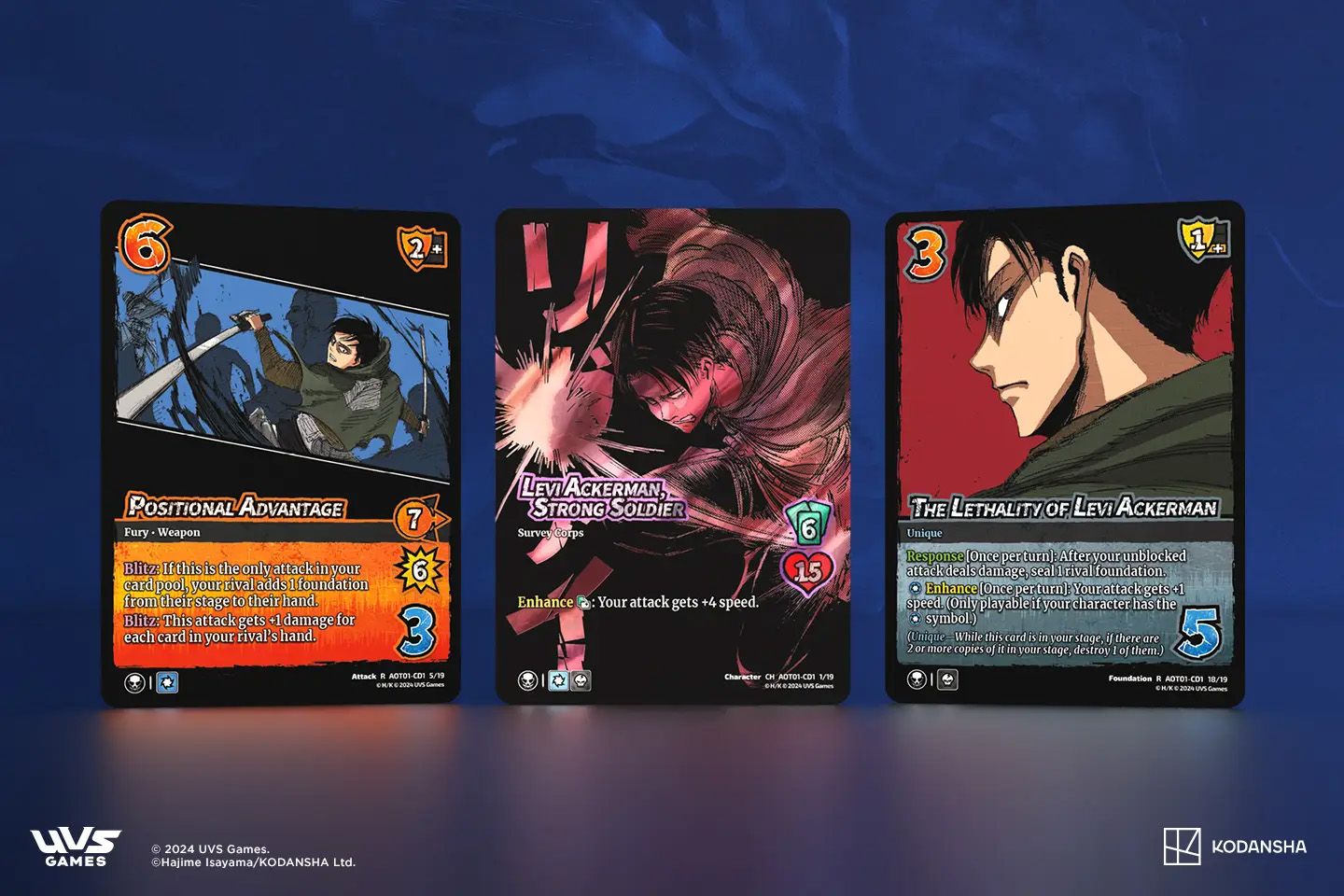 Attack On Titan Joins the UniVersus CCG and It's Glorious