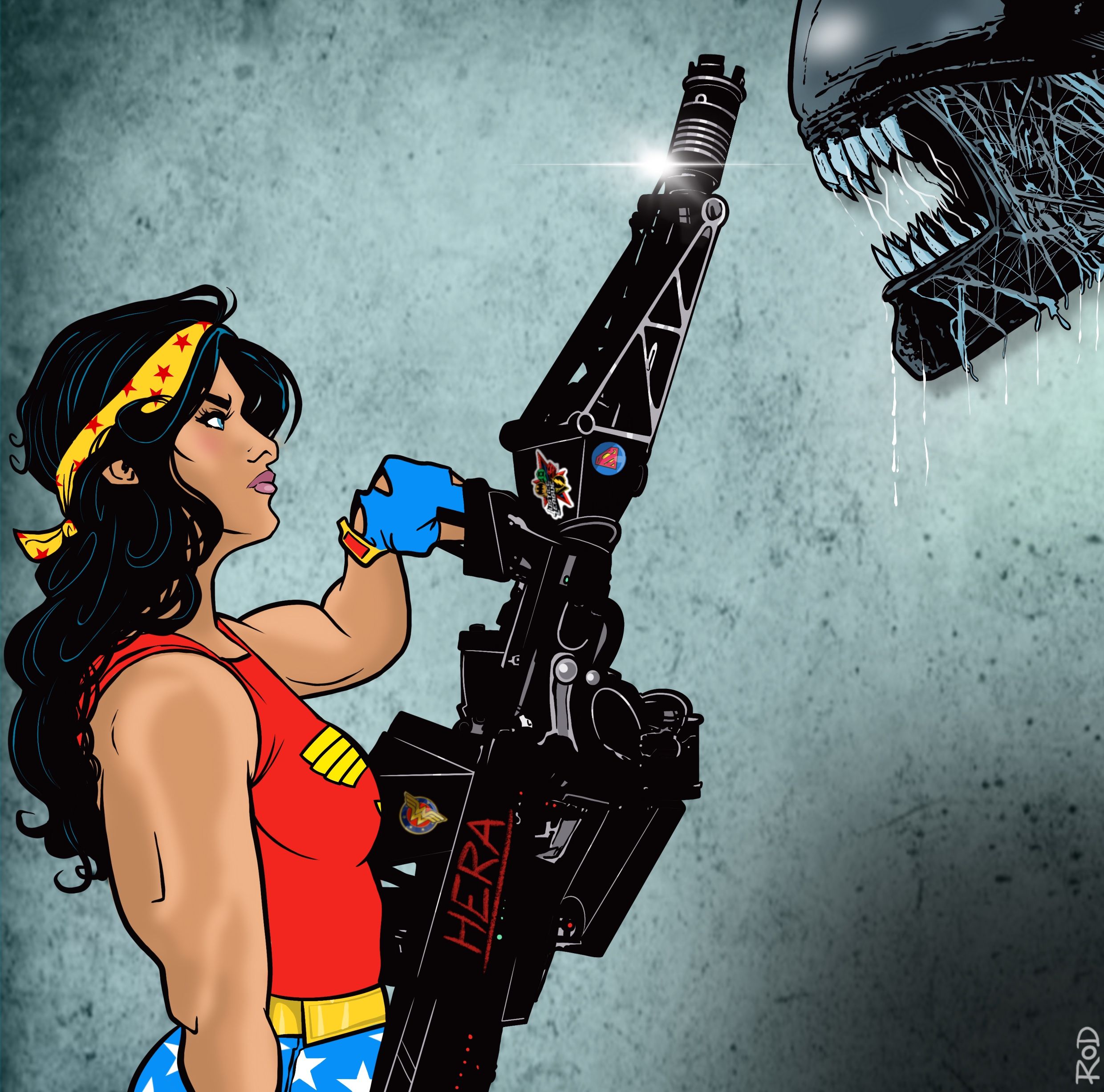 The Line it Is Drawn: Comic Book Characters Versus Aliens