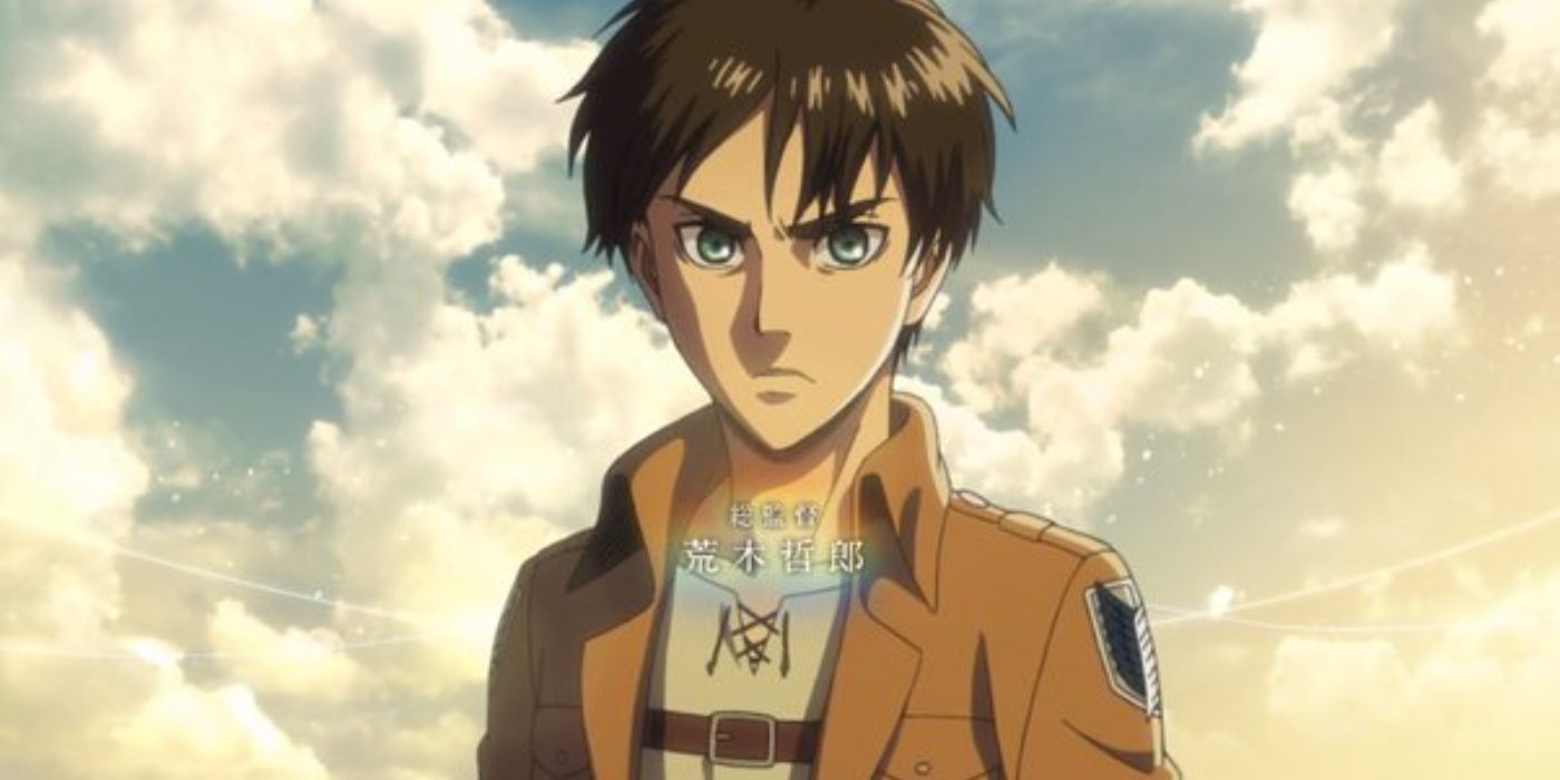 Eren Yeager looks angry in Attack On Titan