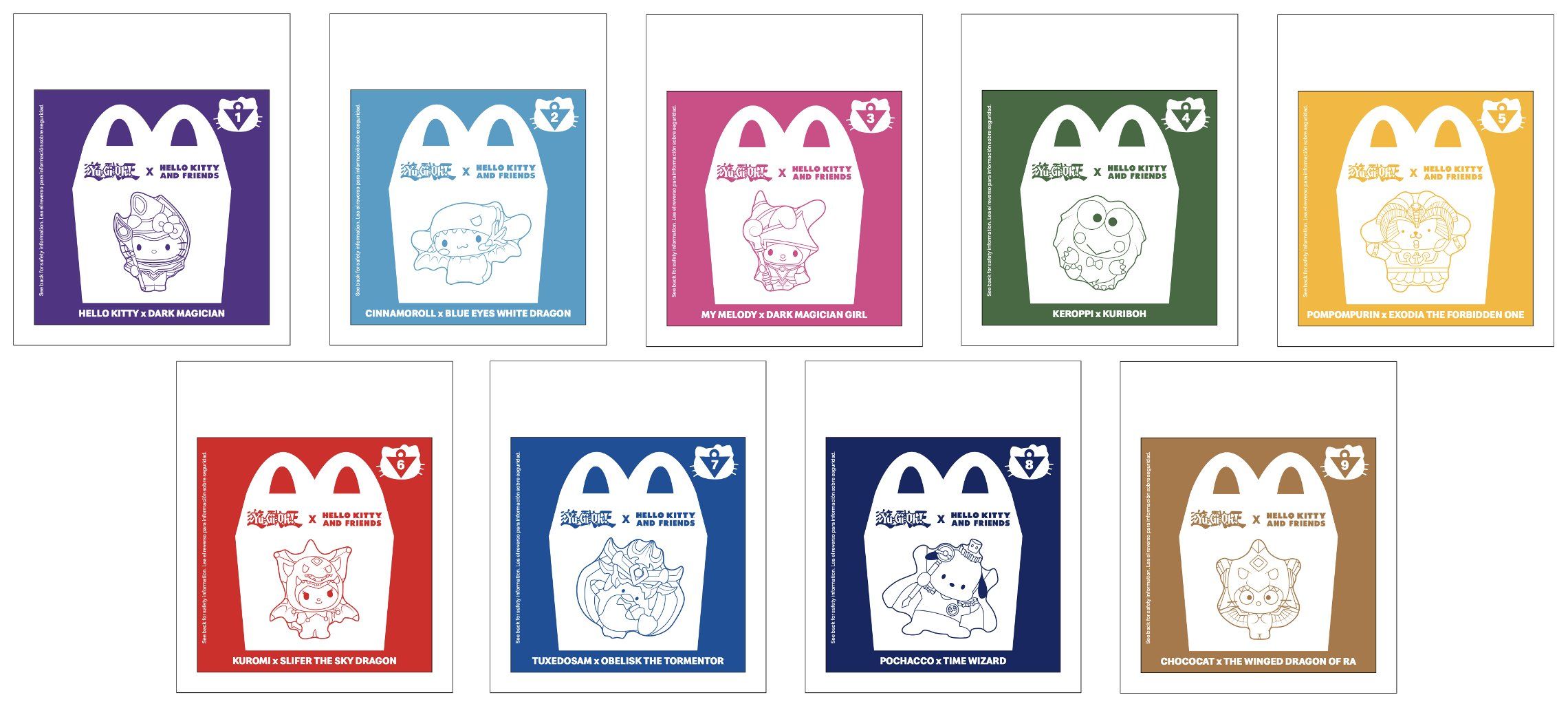 McDonald's USA Releases Happy Meal Toys Starring Hello Kitty & Friends and Yu-Gi-Oh