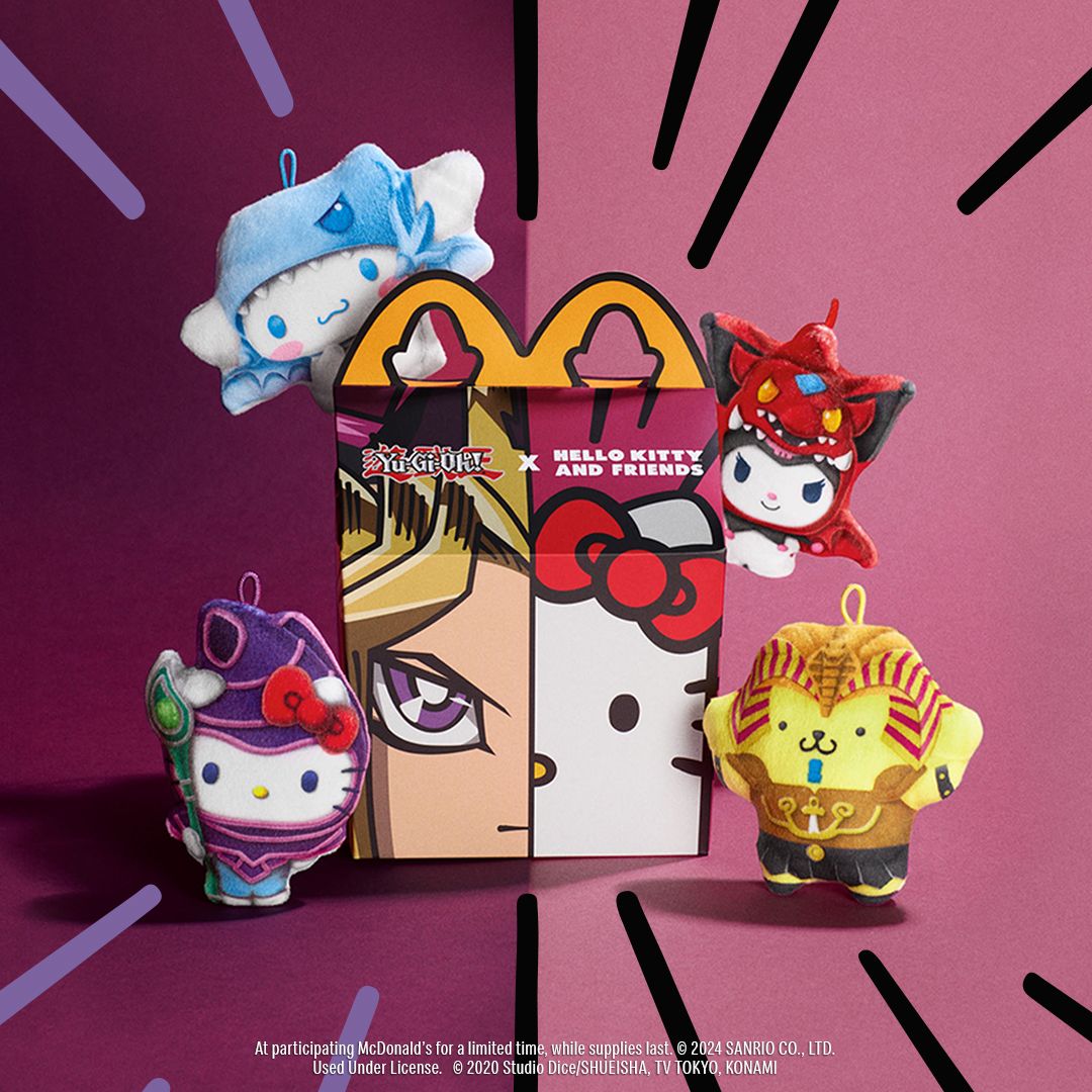 McDonald's USA Releases Happy Meal Toys Starring Hello Kitty & Friends and Yu-Gi-Oh